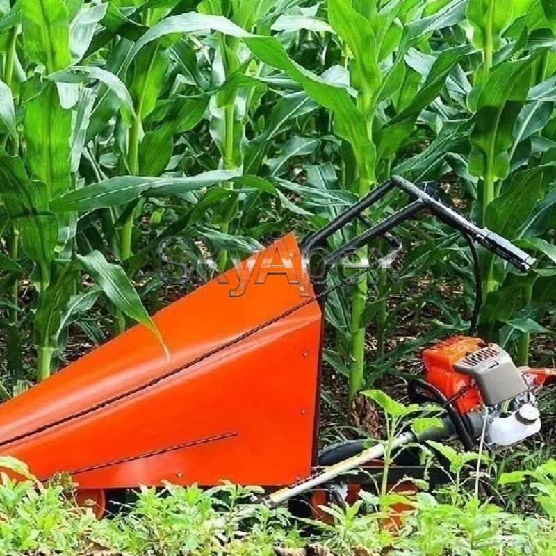 Agriculture Farming Working - Hand Pulled Harvesting Machine Labor Saving