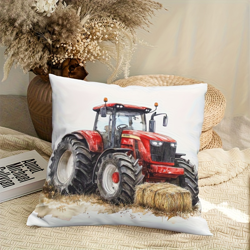Rustic Tractor Farm Life Pillo - Agriculture Farming Cartoon ulasan dan harga