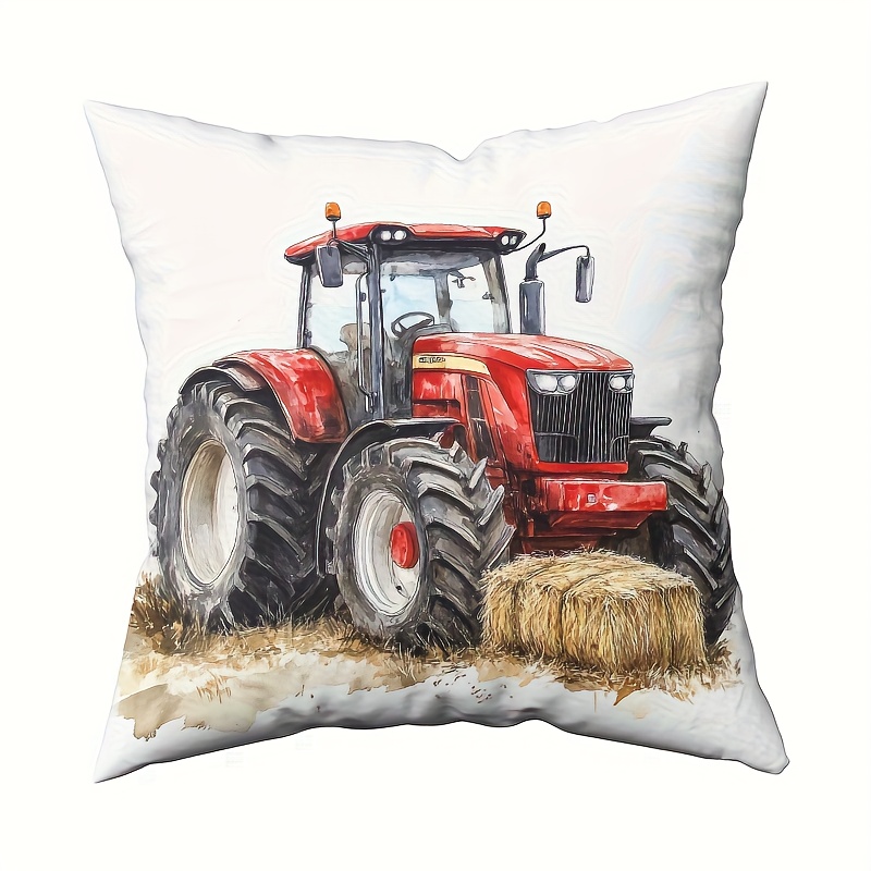 Rustic Tractor Farm Life Pillo - Agriculture Farming Cartoon ulasan dan harga
